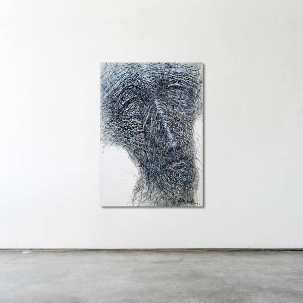 Thoughts 1 Abstract Painting Liudmila Davydenko - Subjektiv.art