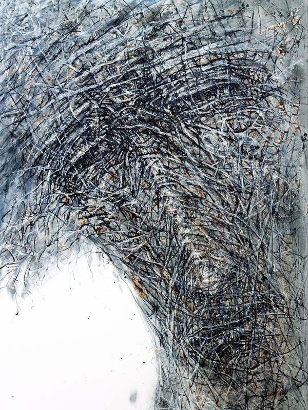 Thoughts 2 Abstract Painting Liudmila Davydenko - Subjektiv.art