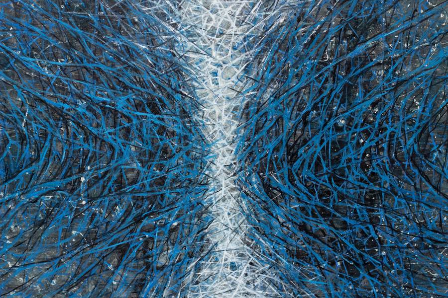 Movement 2 Abstract Painting Liudmila Davydenko - Subjektiv.art