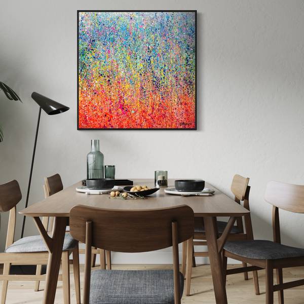 Flashdance Impressionistic Painting Gaelle Wagner - Subjektiv.art