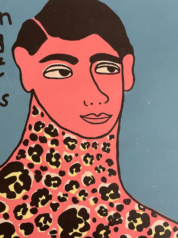 Leopard Graphic, illustrative and typographic Engraving Oksana Fedchyshyn - Subjektiv.art