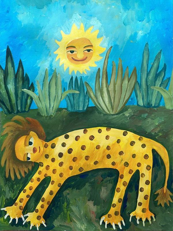 Lion and sun  - Subjektiv.art