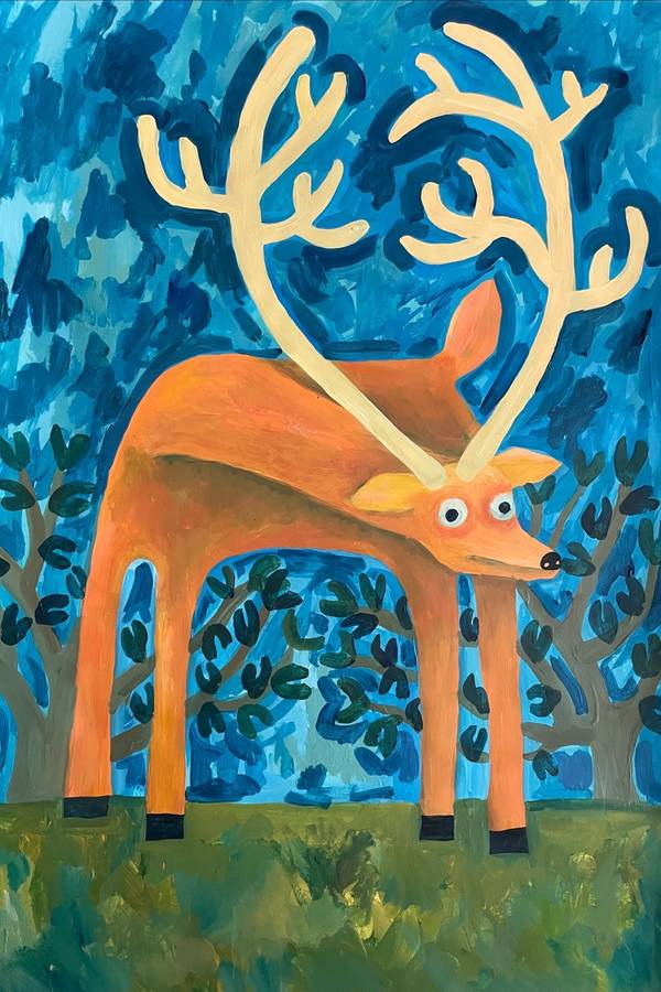 Frightened deer  - Subjektiv.art