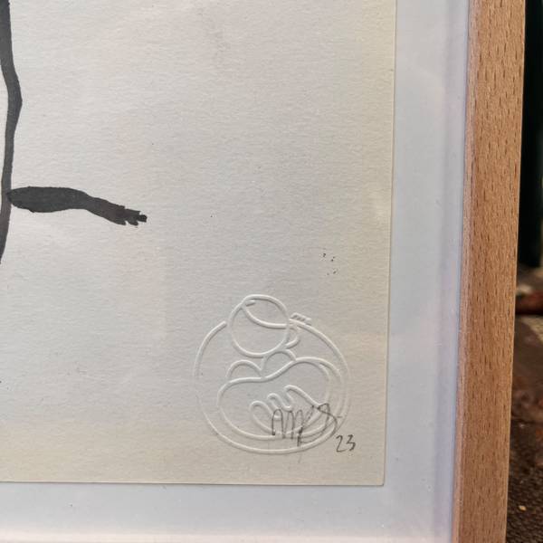 Fig. 25 - Bailarina Fine Art Drawing Maria R Saunders - Subjektiv.art