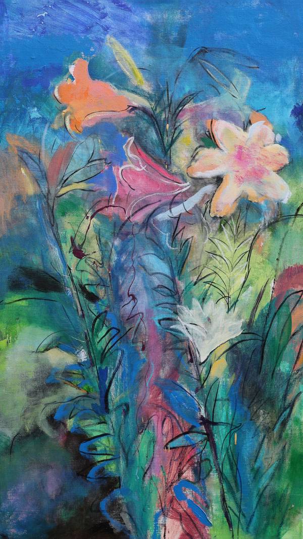 Lilies  Fine Art Painting Artem Andreichuk - Subjektiv.art