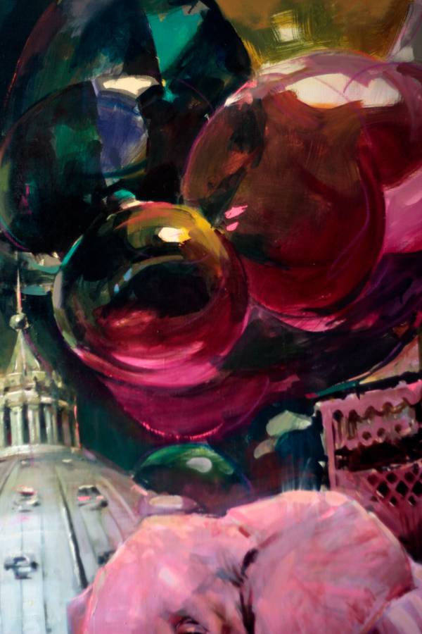 Show must go on Fine Art Painting Eduard Potapenkov - Subjektiv.art