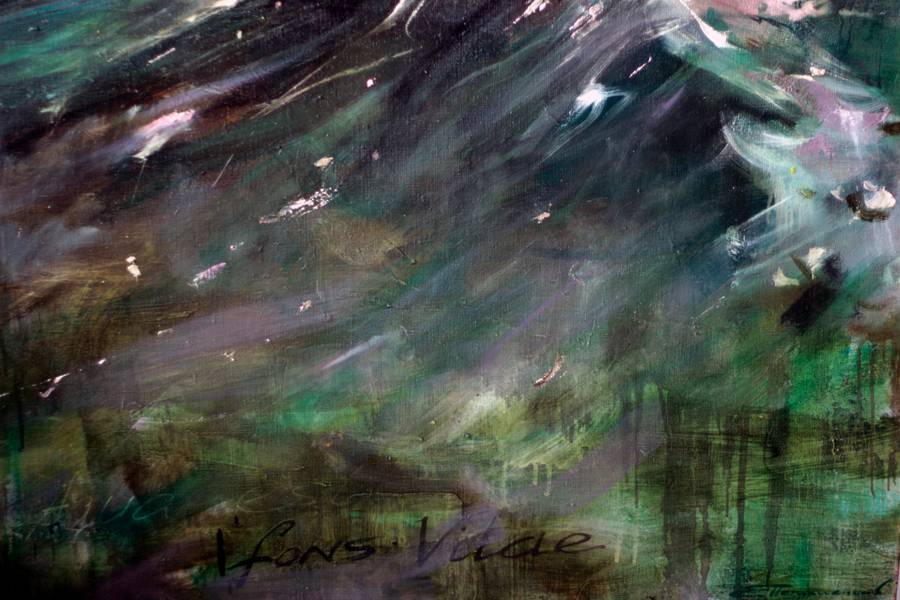 Aqua est fons vitae Fine Art Painting Eduard Potapenkov - Subjektiv.art