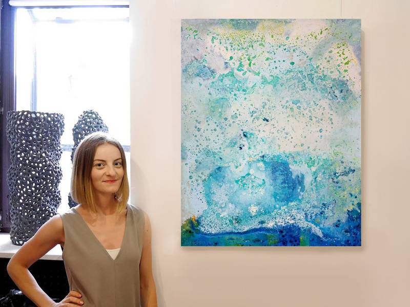 New wave Abstract Painting Alena Kuznetsova - Subjektiv.art