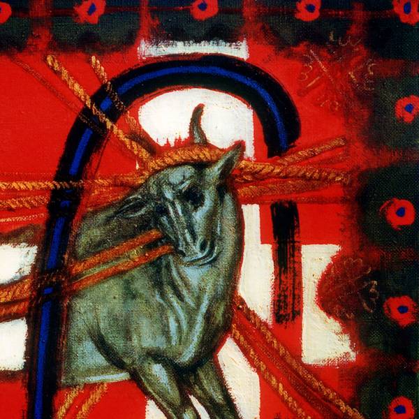 Imprisonet bull Fine Art Painting Myroslava Perevalska - Subjektiv.art