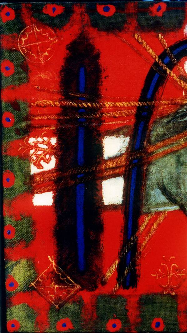 Imprisonet bull Fine Art Painting Myroslava Perevalska - Subjektiv.art