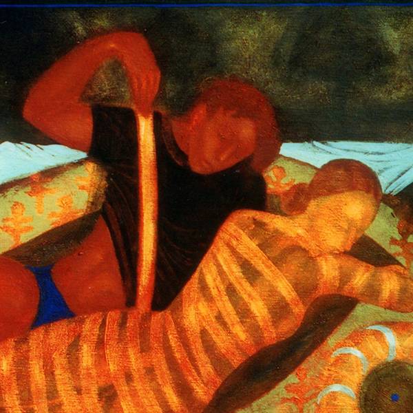 Lies under the Kyiv chestnut Fine Art Painting Myroslava Perevalska - Subjektiv.art