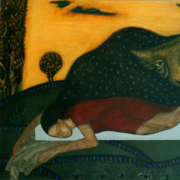 Under the mountain  Fine Art Painting Myroslava Perevalska - Subjektiv.art