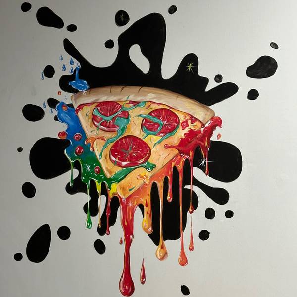 Pizza Fine Art Painting Jules Art - Subjektiv.art