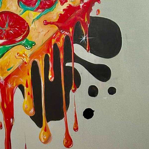 Pizza Fine Art Painting Jules Art - Subjektiv.art