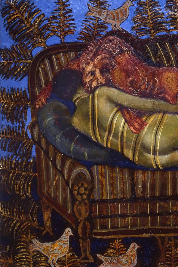 Old lion  Fine Art Painting Myroslava Perevalska - Subjektiv.art