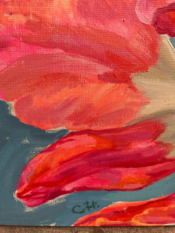 Dried tulips Fine Art Painting Julia Chemerys - Subjektiv.art