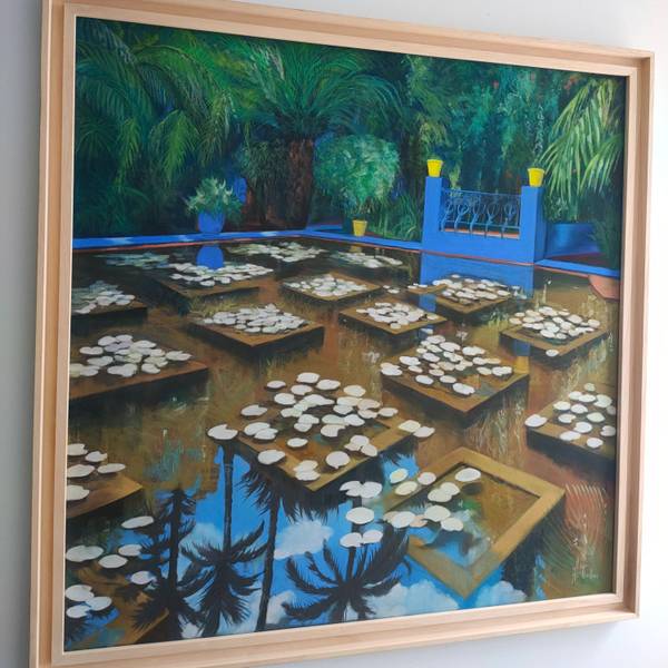Comme un miroir III Impressionistic Drawing Agnes Tiollier - Subjektiv.art