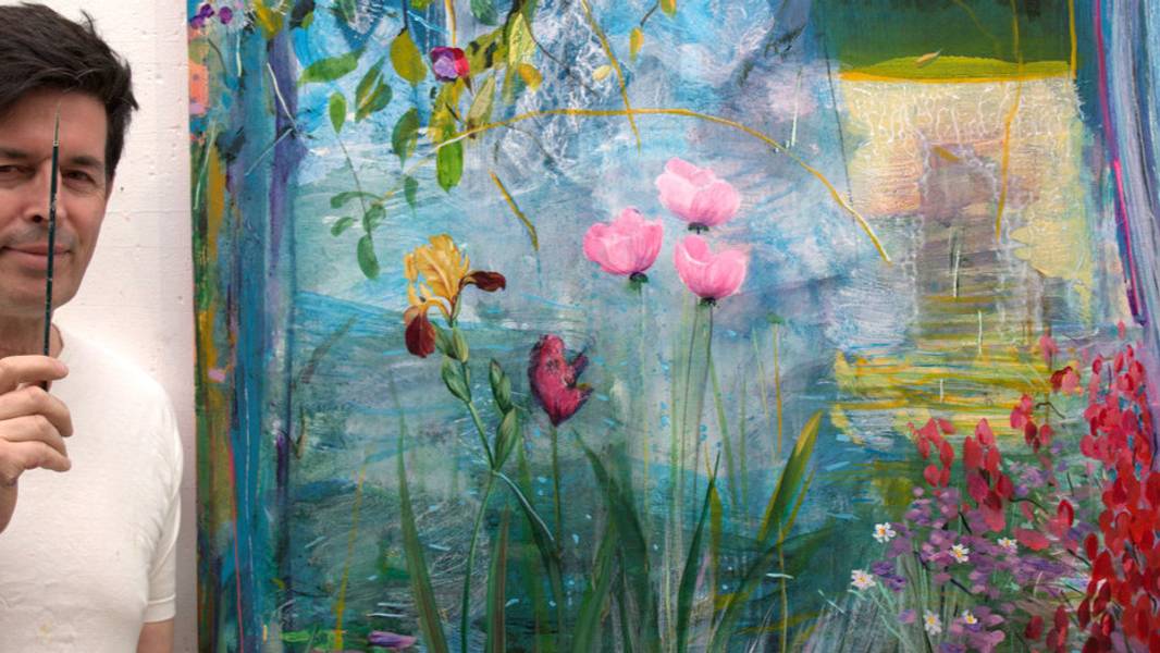 Tes doigts dans ma main jouaient la musique savante, en tout temps, fleurs après fleurs, même quand mon cœur aura quitté mon corps, garde moi longtemps longtemps. Tu chanteras le note haute, toujours , mon amante. Unspecified Painting francois page - Subjektiv.art