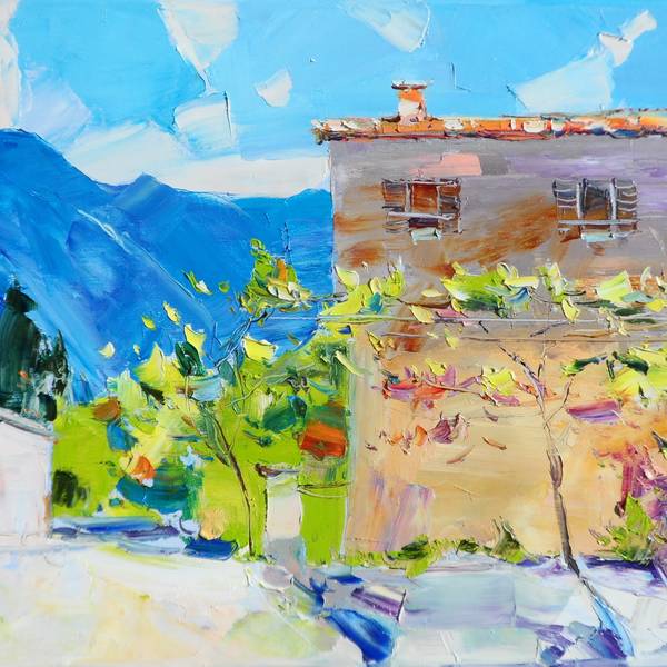 Sunny day Impressionistic Painting Yehor Dulin - Subjektiv.art