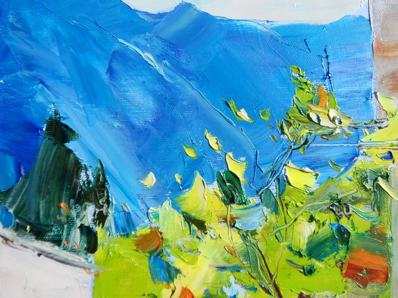Sunny day Impressionistic Painting Yehor Dulin - Subjektiv.art