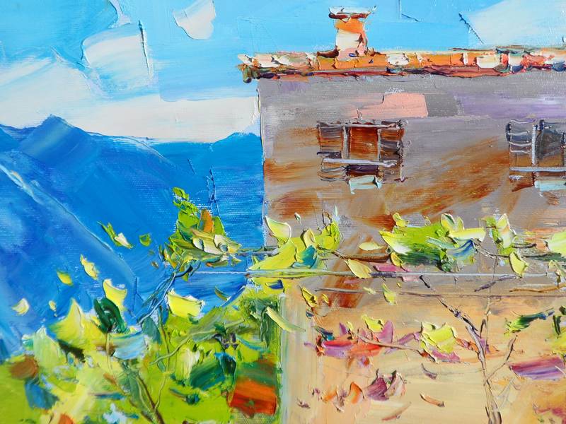 Sunny day Impressionistic Painting Yehor Dulin - Subjektiv.art