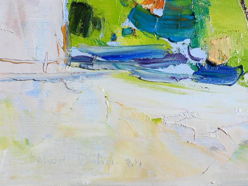 Sunny day Impressionistic Painting Yehor Dulin - Subjektiv.art