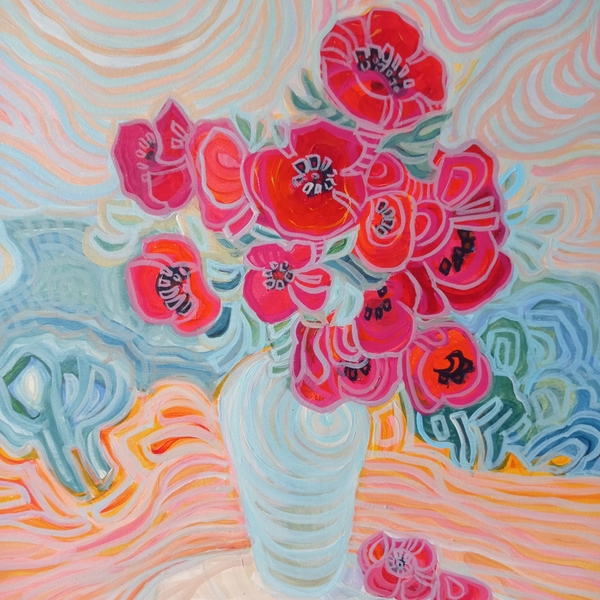 My thougth. Impressionistic Painting Oleksandra Malyshko - Subjektiv.art