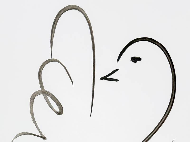 "She" Fine Art Drawing Halyna Mamchur - Subjektiv.art