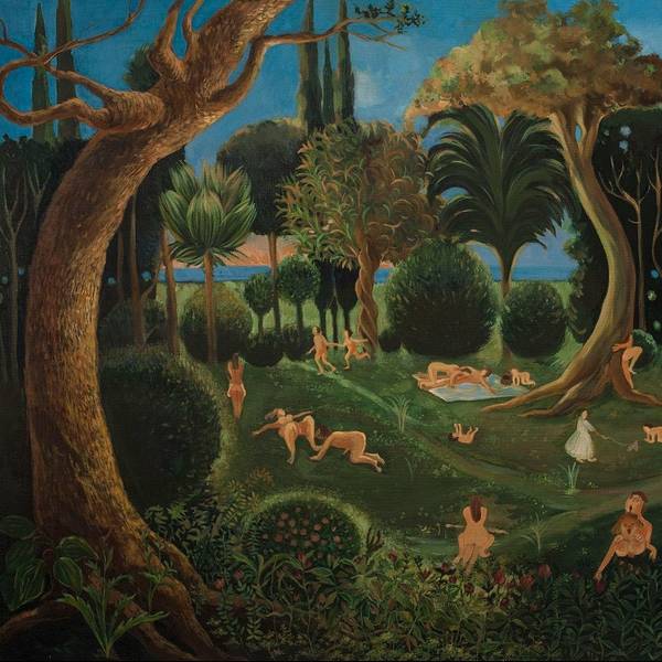 Forest fornication Fine Art Painting Victoria Palma - Subjektiv.art