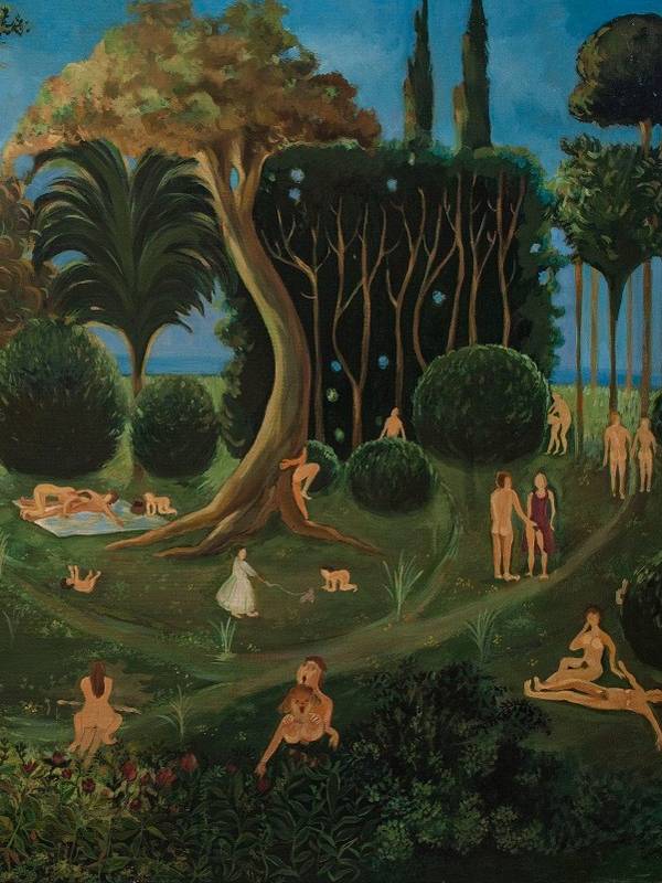 Forest fornication Fine Art Painting Victoria Palma - Subjektiv.art