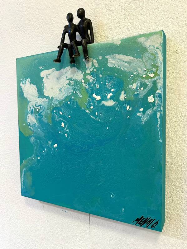 Head in the clouds... (World of children 2024) Fine Art Sculpture Olivier Messas - Subjektiv.art