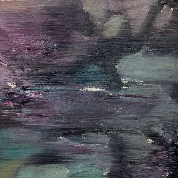 Plant Expressive and gestural Painting Valeriia Vertii - Subjektiv.art