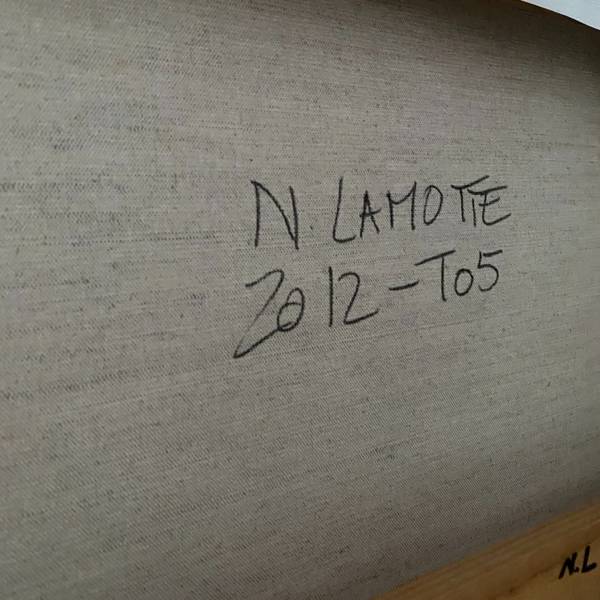 I.2012 Abstract Painting Natalie  Lamotte - Subjektiv.art