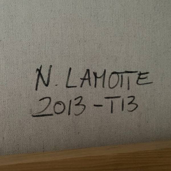 II.2013 Abstract Painting Natalie Lamotte - Subjektiv.art