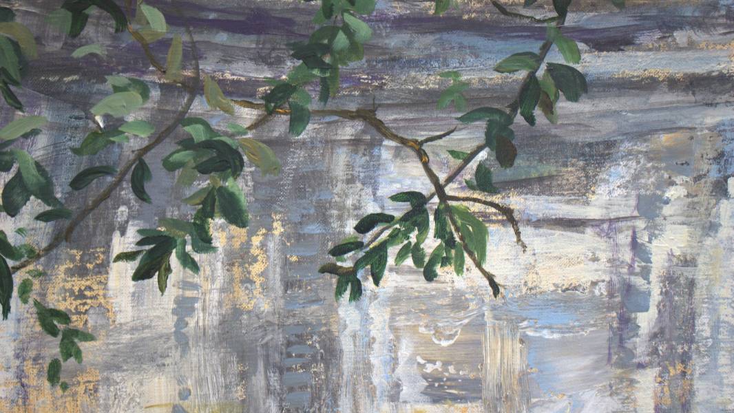  C'est par une journée brûlante où j'avais marché longtemps que je l’aperçus au bord de la rive. En plongeant pour la rejoindre, elle disparut, comme une vouivre rejoignant son escarboucle. Fine Art Painting francois page - Subjektiv.art