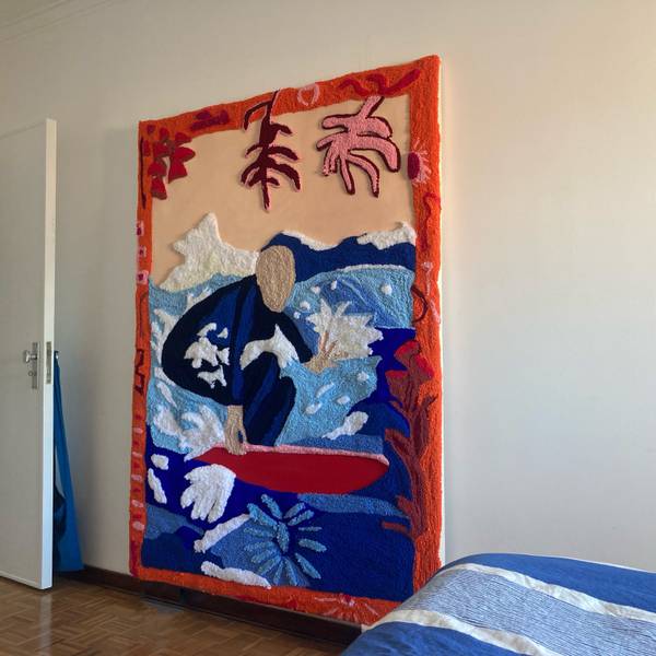 The Sea Swallows Fire Just To Prove Her Freedom Unspecified Mixed media Lisette van Hoogenhuyze - Subjektiv.art