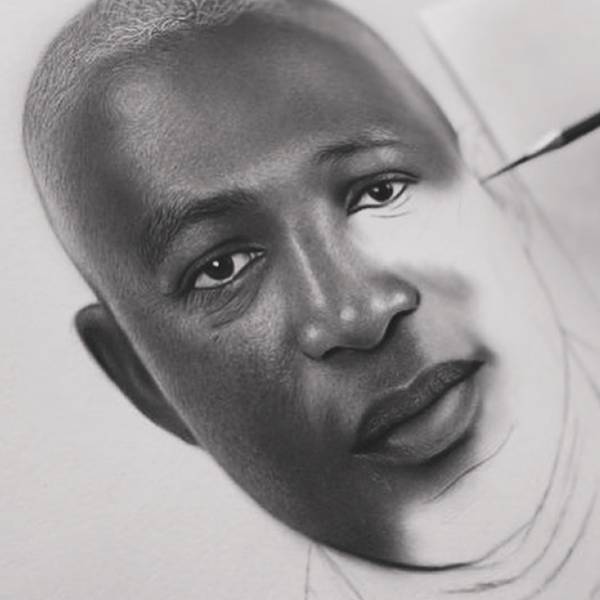 Portrait Fine Art Drawing khalid hassan - Subjektiv.art