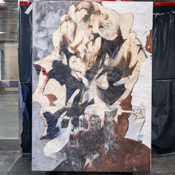 ''BIRTH" Expressive and gestural Painting Yurii Remizov - Subjektiv.art