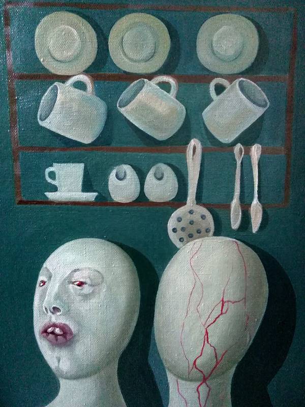 A weirdo's dream Fine Art Mixed media Victoria Palma - Subjektiv.art
