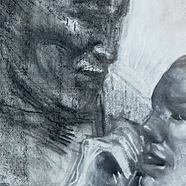 «An alarming awakening ||» Expressive and gestural Painting Sofia Konopelkina - Subjektiv.art