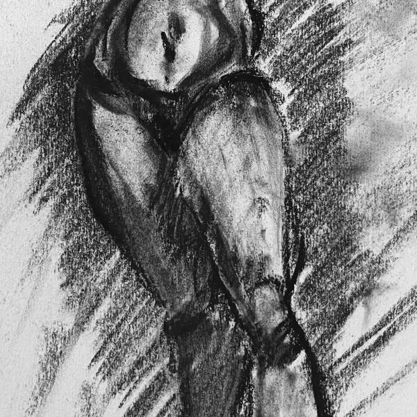 Women sketch Expressive and gestural Drawing Catarina Vasco - Subjektiv.art