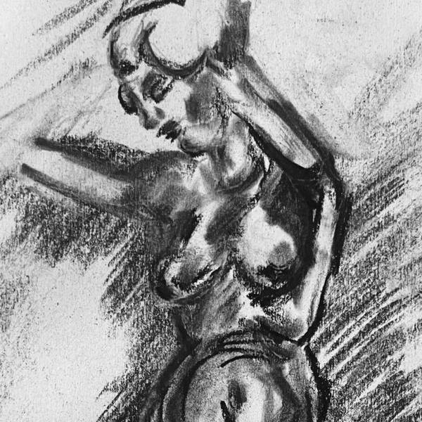 Women sketch Expressive and gestural Drawing Catarina Vasco - Subjektiv.art