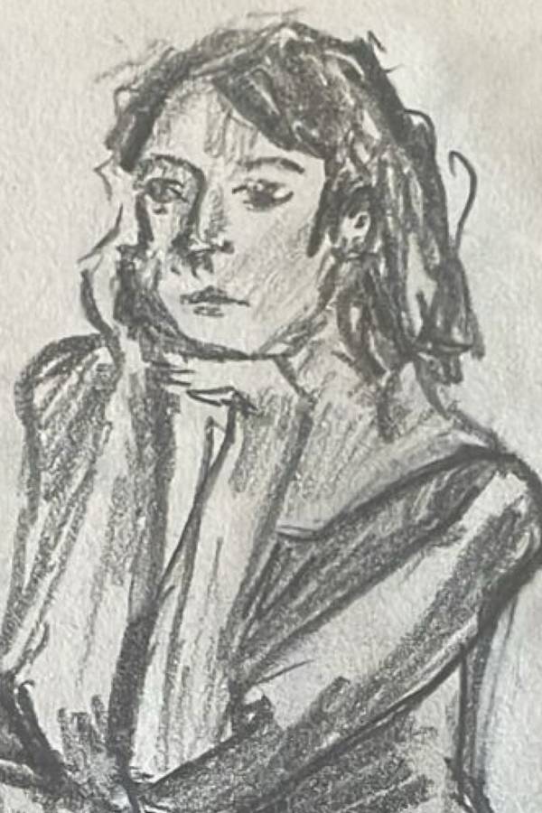Women sketch Expressive and gestural Drawing Catarina Vasco - Subjektiv.art