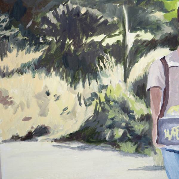 Calanques Fine Art Painting Karine Bartoli - Subjektiv.art