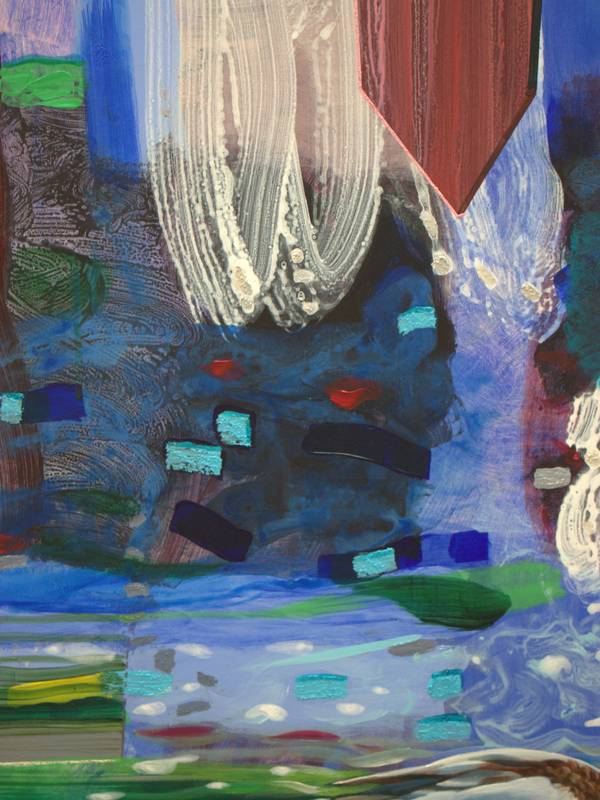 Tu jouais sur le bassin à te mêler au kaléidoscope des reflets. En art, l'originalité, était-ce de savoir camoufler sa source ? Fine Art Painting francois page - Subjektiv.art