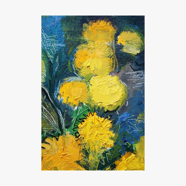 Rudbeckia  Fine Art Painting Artem Andreichuk - Subjektiv.art