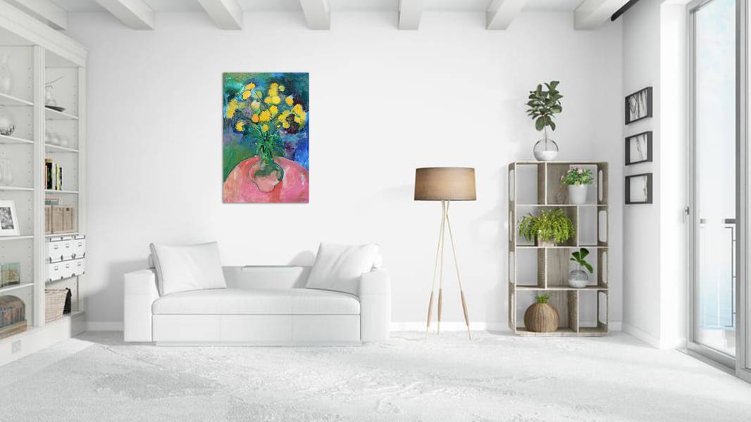 Rudbeckia  Fine Art Painting Artem Andreichuk - Subjektiv.art