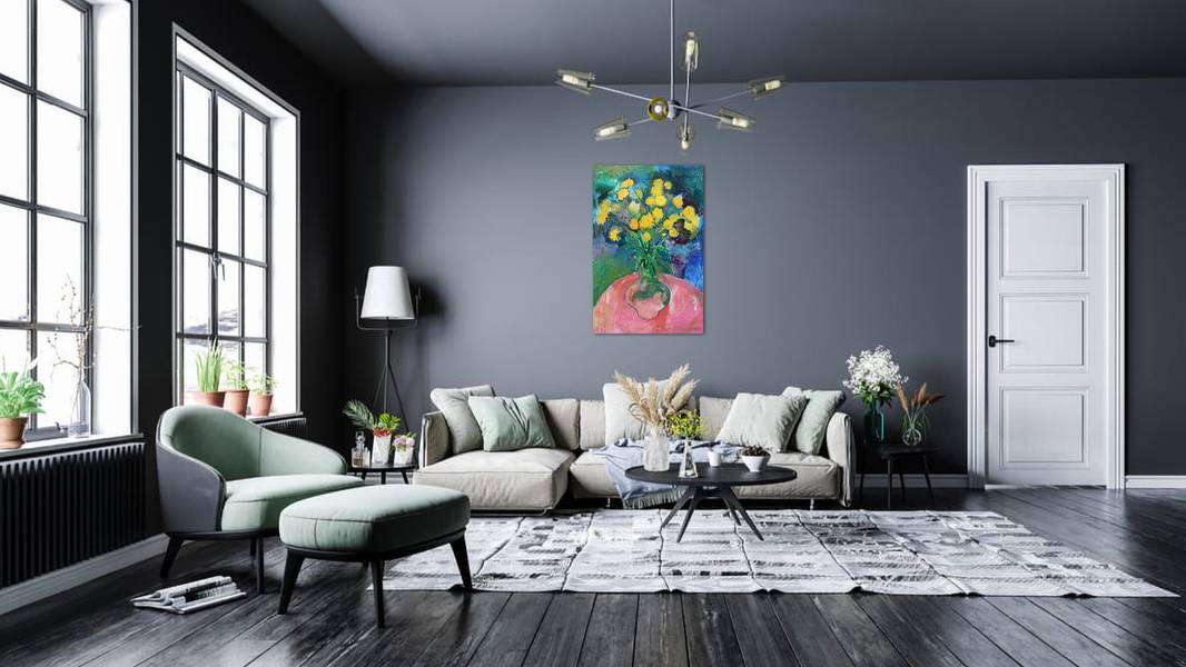 Rudbeckia  Fine Art Painting Artem Andreichuk - Subjektiv.art