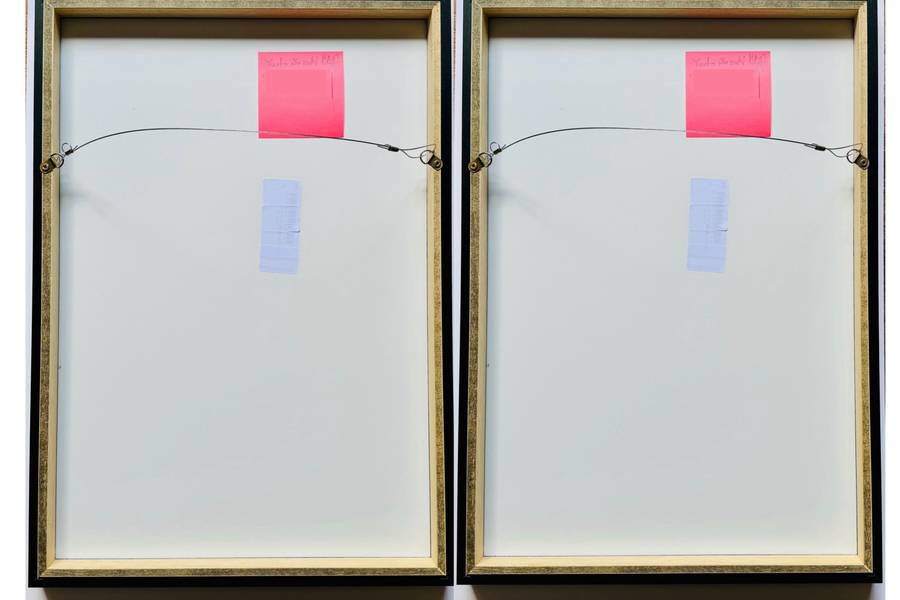 Diptych DG 240912 Abstract Prints Yuuko Suzuki - Subjektiv.art