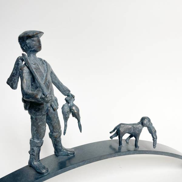 Retour de chasse Modern Sculpture valentine laude - Subjektiv.art